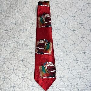 Yule Tie Greetings hallmark Christmas Santa angry coal stocking naughty list